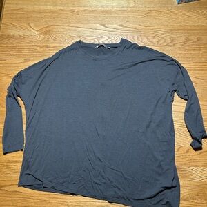 Athleta Charcoal Long Sleeve Top Size S